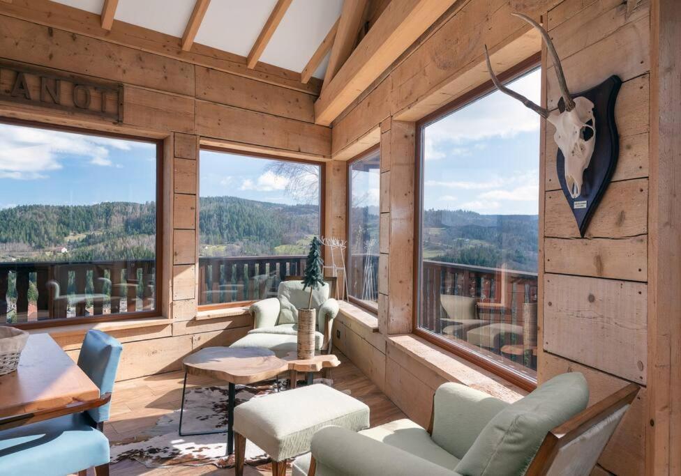 Luxueux Chalet Avec Vue Sur Les Pistes Et Le Hohneck Le Tholy Zewnętrze zdjęcie