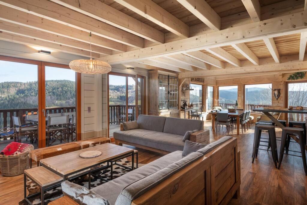 Luxueux Chalet Avec Vue Sur Les Pistes Et Le Hohneck Le Tholy Zewnętrze zdjęcie